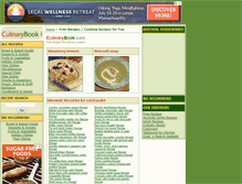 Tablet Screenshot of culinarybook.com